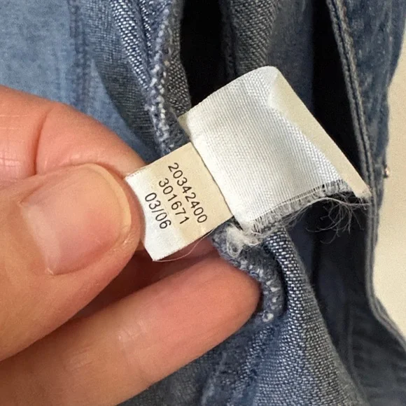 Gap Denim Western Snap-Front Shirt - Picture 4 of 5